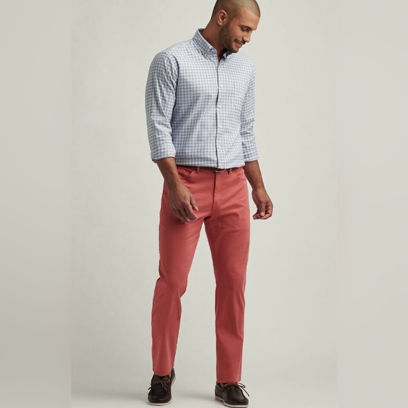 Peter Millar- Ultimate Sateen 5 pocket Pants- Cape Red- 34- Like‎ New!!!